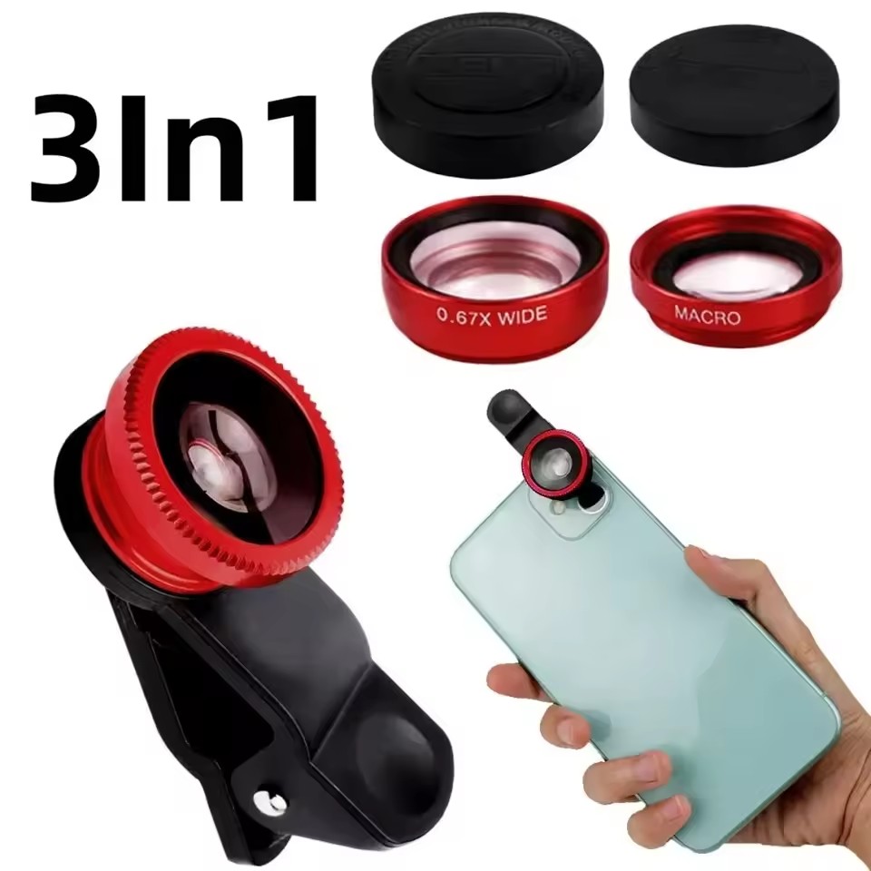 3In1 Mobile Phone Fish Eye Len - đánh giá và giá Fishing Camera