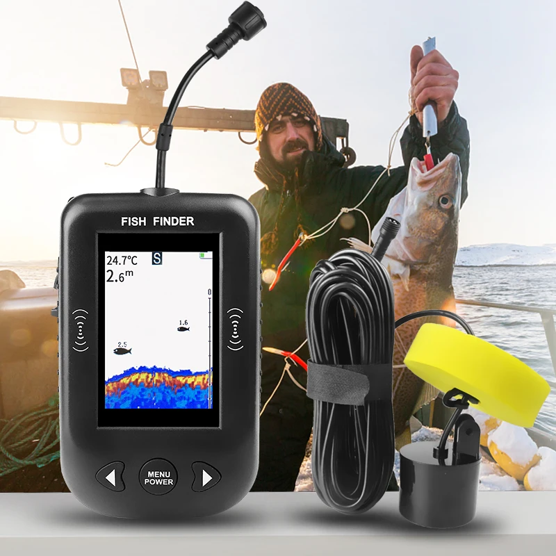 Erchang XF03 Fish Finders 45 D - đánh giá và giá Fishing Depth Finder