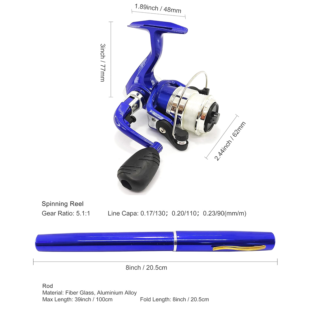 Telescopic Mini Fishing Rod Ca - đánh giá và giá Penn Reel Fierce